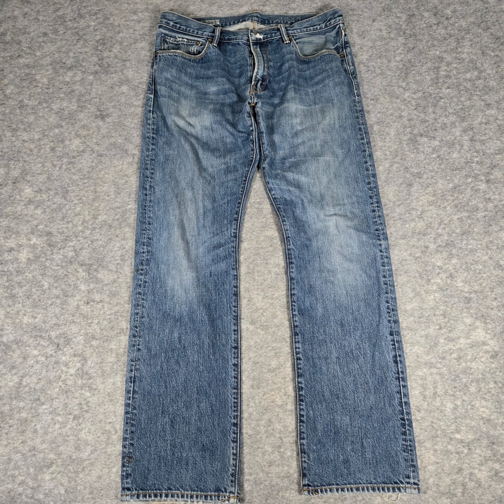 Gap Mens Blue Straight Leg‎ Classic Denim Jeans 33x32
